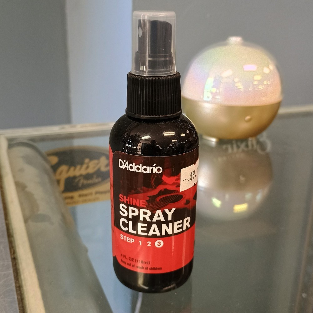 D'Addario Shine Spray Cleaner
