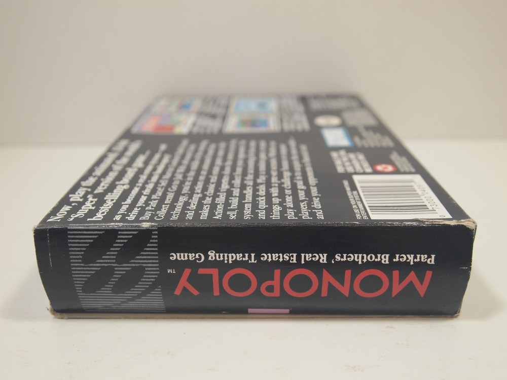 Monopoly (Super Nintendo | SNES) Authentic BOX ONLY