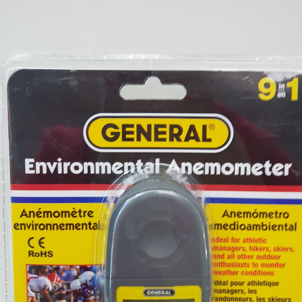 General Tools DAF3012M Environment Anemometer 9-in1 Pressure Speed Wind w/Memory
