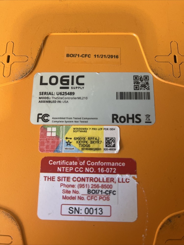 LOGIC SUPPLY ML210G-10 EMBEDDED BOX PC