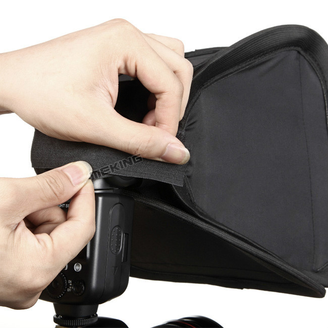 23cm 9" Portable Softbox Diffuser Universal fr Godox Canon Sony Flash Speedlight