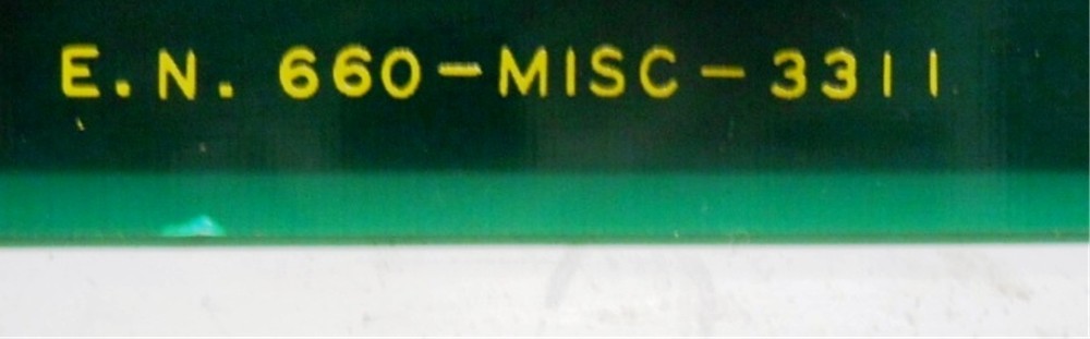 BAILEY CONTROLS BACK PANEL ASSEMBLY 6637804JI