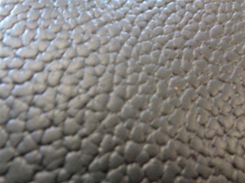 LEATHER HIDE TEXTURED BLACK 59 3/4" X 46 3/4"