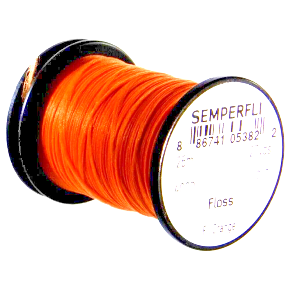 Semperfli Floss 2/0 400D Fl. Orange - Fly Tying Materials