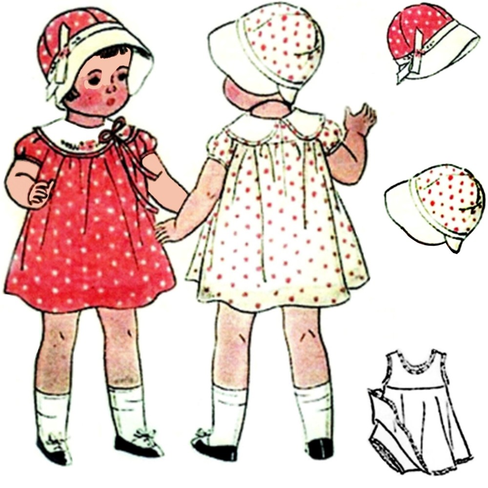 22" Shirley Temple & Patsy Lou Doll Clothes Vintage Salesman's Sampler Pattern