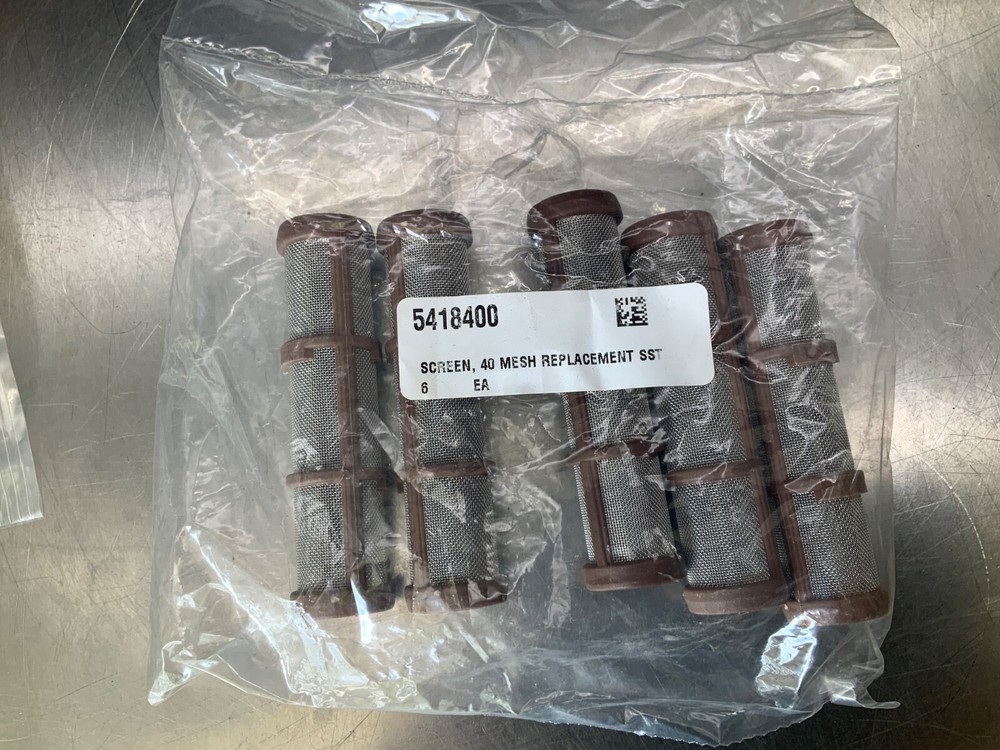 (5) Hach 5418400 Compact Analyzer 40 Mesh Screen