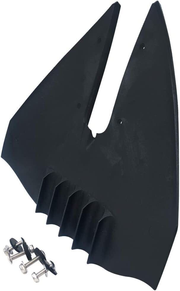 Whale Tail Hydrofoil Stabilizer for Boat Outboard 8-75 HP Motors Drive w/ Bolts