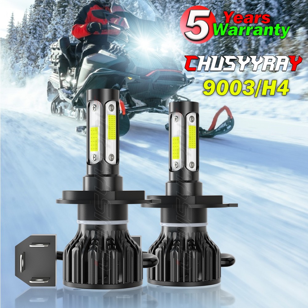 2PCS For Ski-Doo 2002-2017 Summit 800R Snowmobile H4 LED Light bulbs
