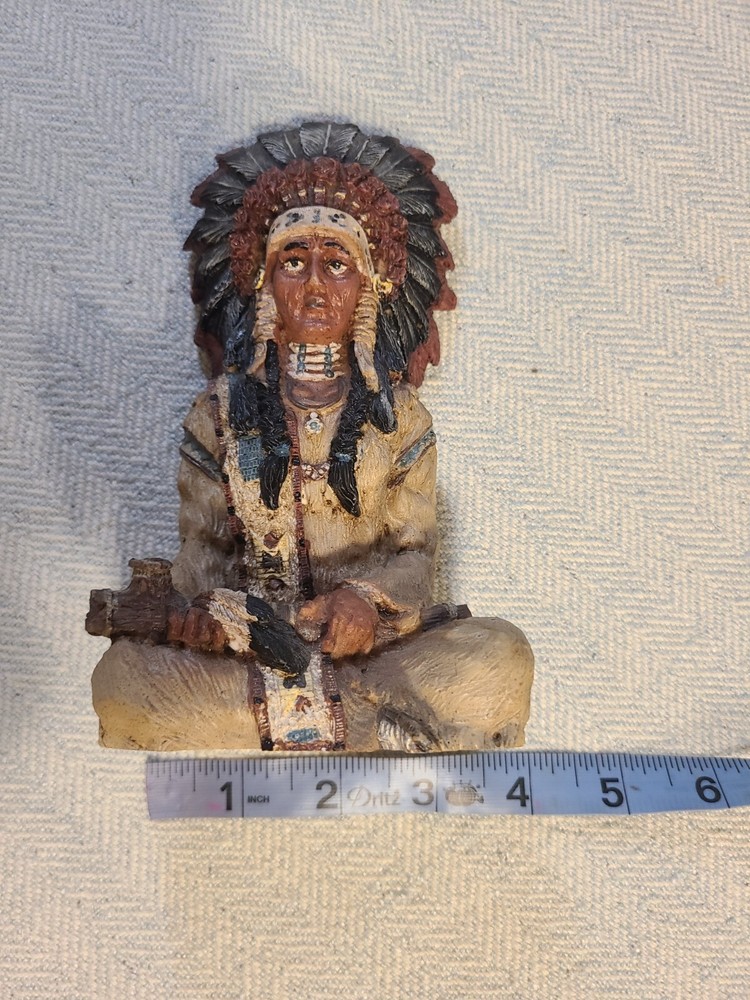 Native American figurine statue
