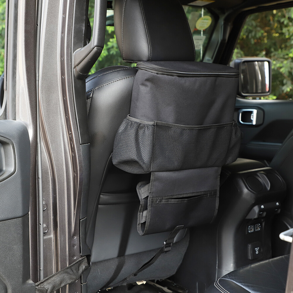 Interior Seat Back Hanging Multi-Pocket Storage Bag Organizer Handbag Holder