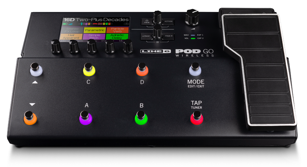 New Line 6 POD Go Wireless Amp Modeler Guitar Multi Effects Processor Pedal