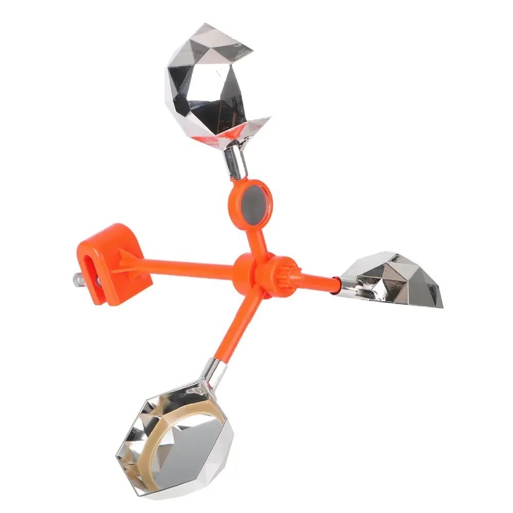 360° Solar Bird Repeller Wind Spinner Flash Alarm Pest Control Yard