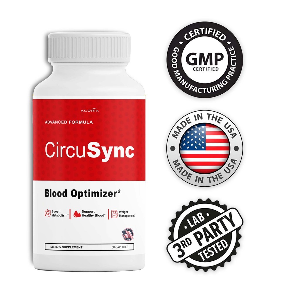 (5 Pack) CircuSync Advanced Blood Support Formula Supplement Circu Sync Capsules