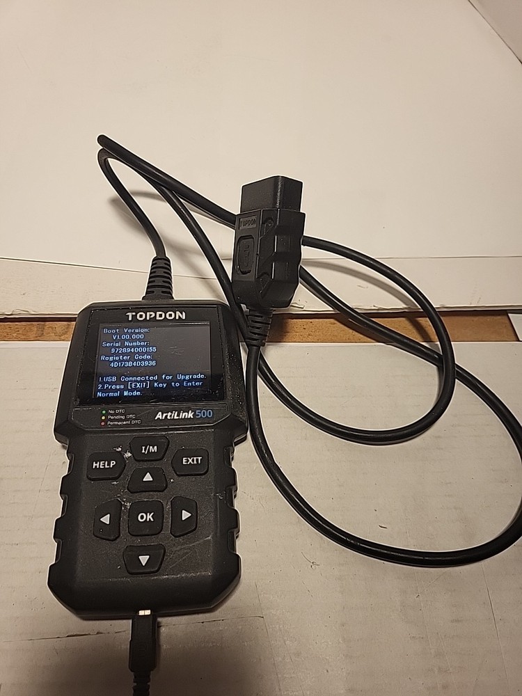 Code Reader, OBDII Modes & Data Graphing, Art Link 500 TOPDON AL500, Tested.