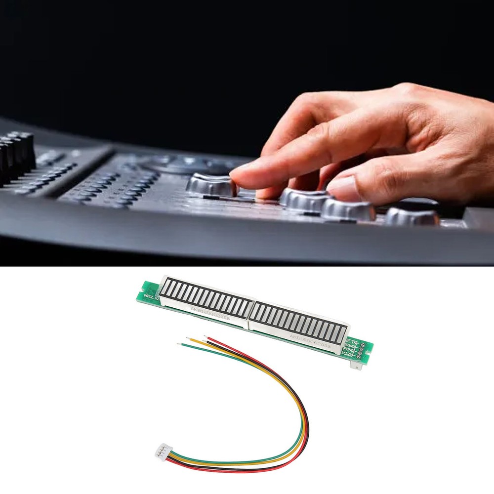 Music Level Indicator Module 32 Bit 8 Effects Adjustable Brightness LED Sound