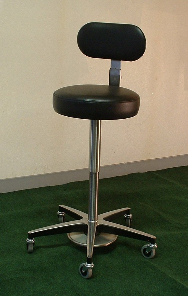 Foot Adjustable Medical Stool with Back