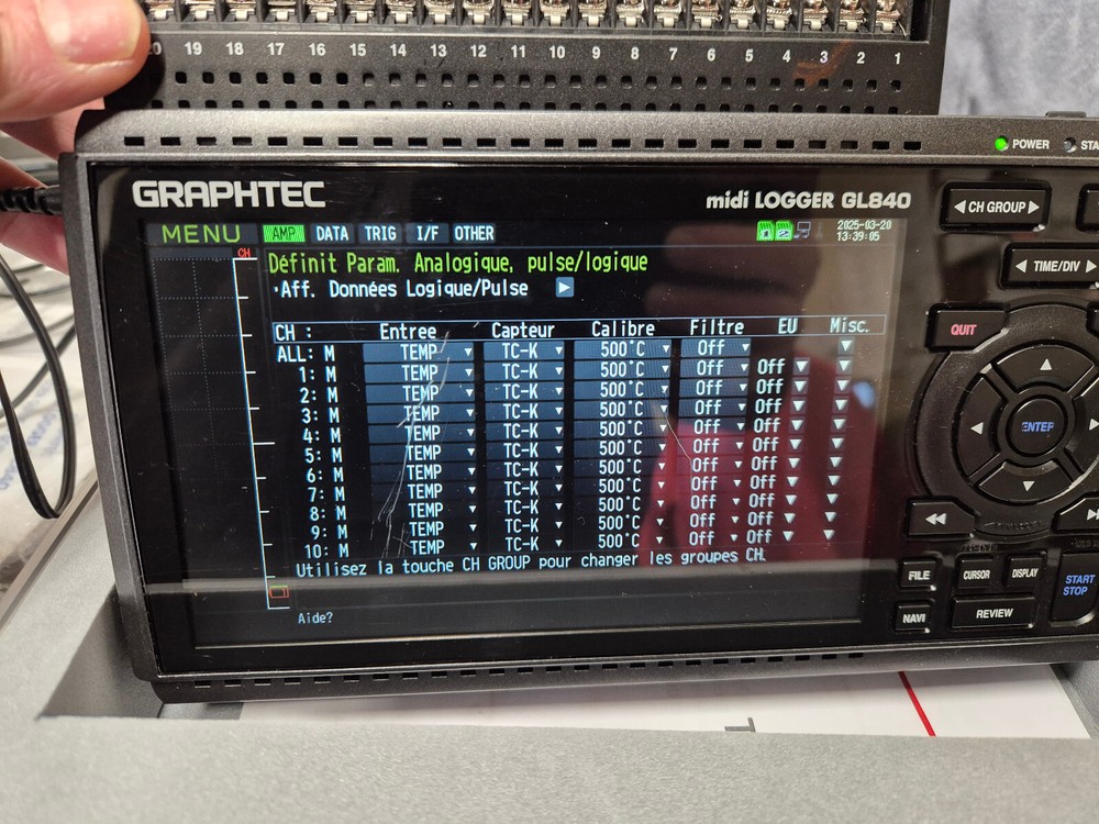 GRAPHTEC midi LOGGER GL840