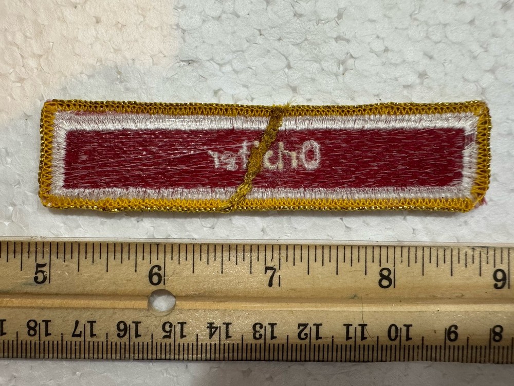 Vintage NASA Space Shuttle Nameplate Patch - Orbiter