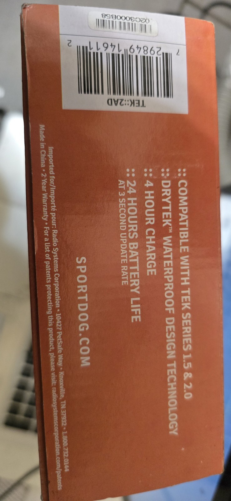 SportDOG TEK-2AD TEK 2.0L GPS Tracking & Training System Add-A-Dog E-Collar