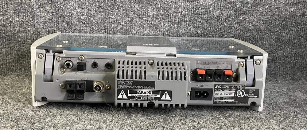 JVC FS-SD5 Compact Component System CD Receiver W/ Speaker System Digital Audio