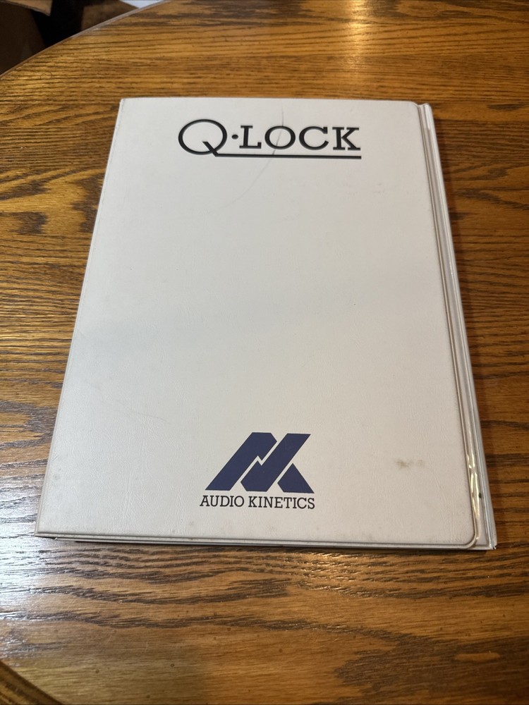 Audio Kinetics Q LOCK Operational Quick Reference Manual ORIGINAL