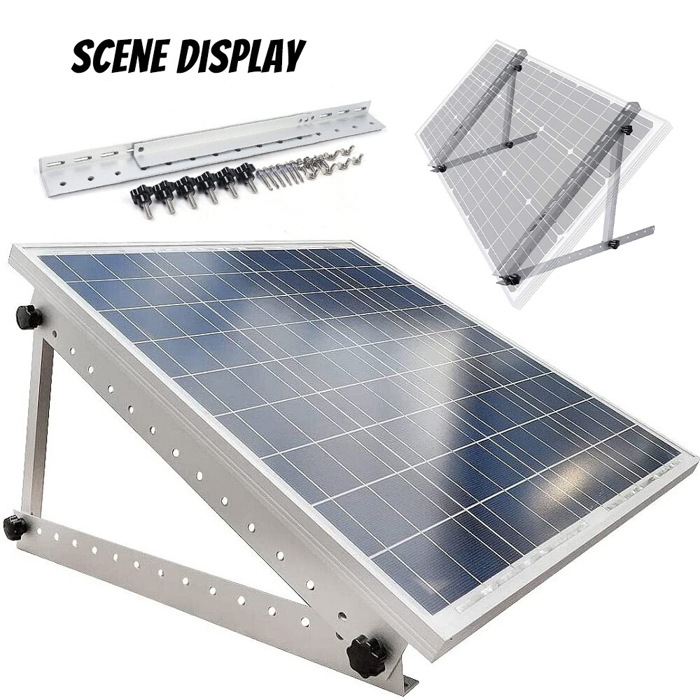 Solar Panel Tilt Mount Brackets Mounting System Solar Kit Adjustable Ground Roof