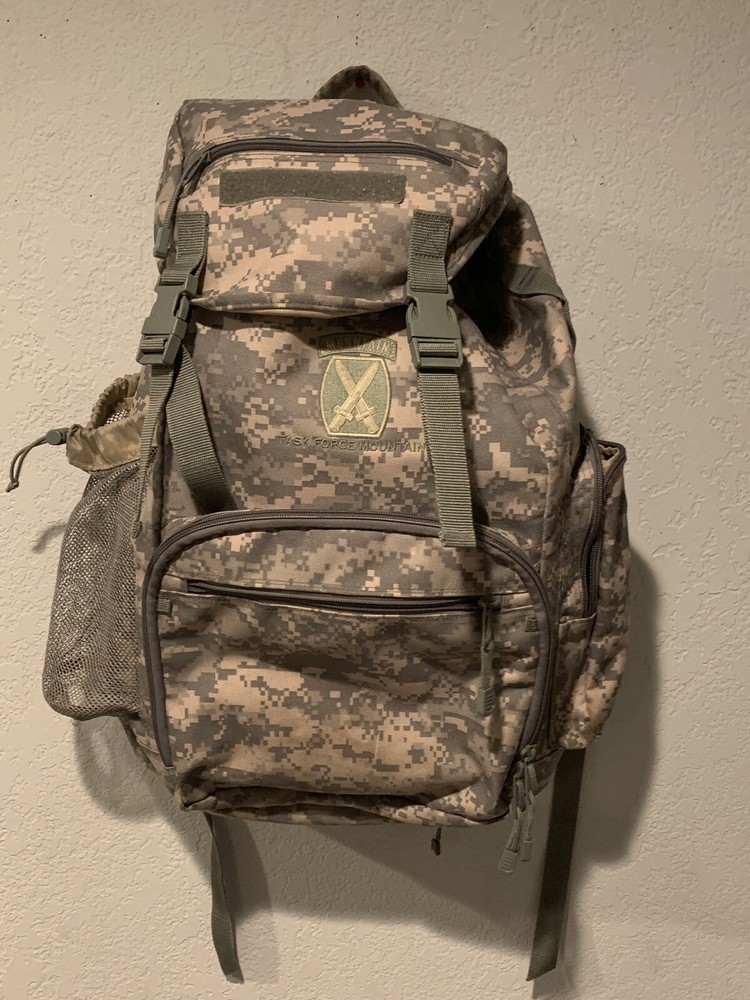 US ARMY Task Force Mountain Tactical Digital Camo Backpack
