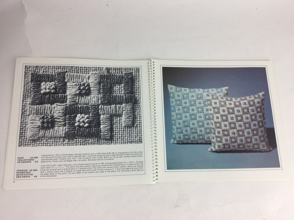 HAANDARBEJDETS FREMME Counted Thread Embroidery I 1968 pattern chart book