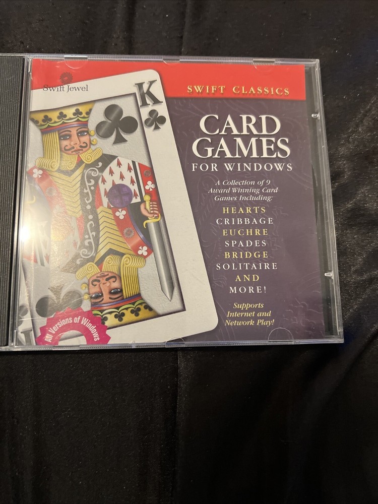 Card Games For Windows  CD-Rom  1998  Windows