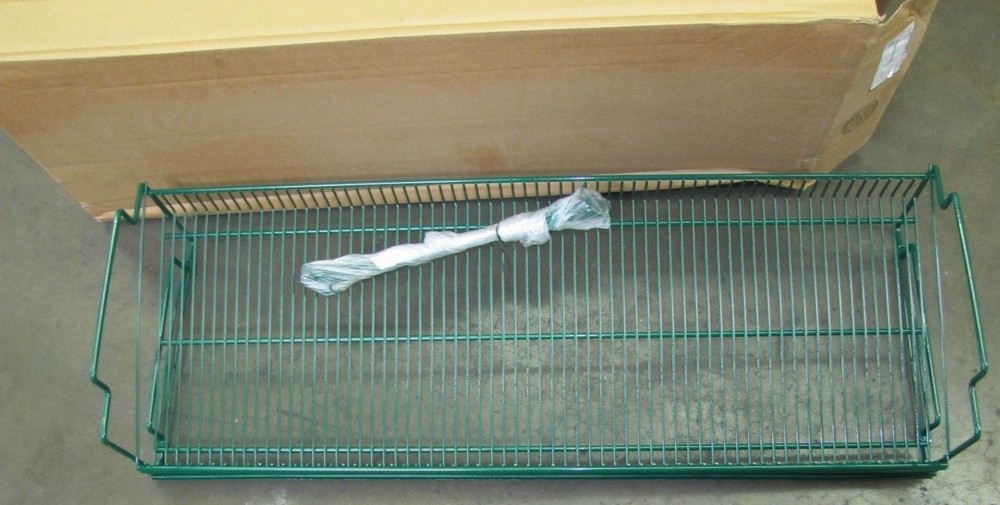 NO NAME 18246 3' STACKABLE ADJUSTABLE MERCHANDISER WIRE DISPLAY SHELF / RACK NIB