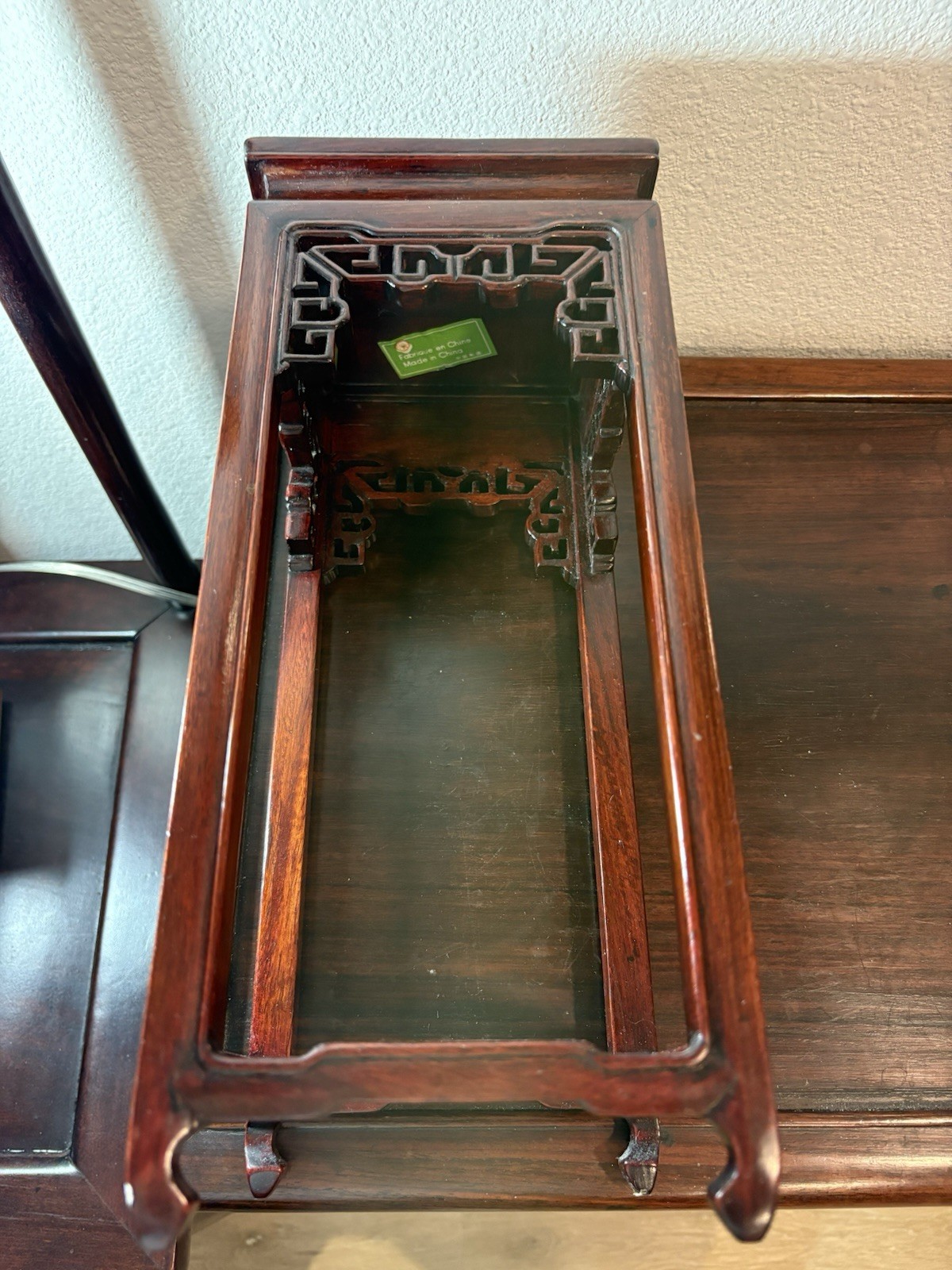 Vintage Chinese Wood Display Stand
