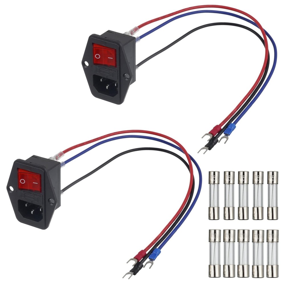 EPLZON Inlet Module Plug 3D Printer Arcade Power Switch 10A 250V Power...