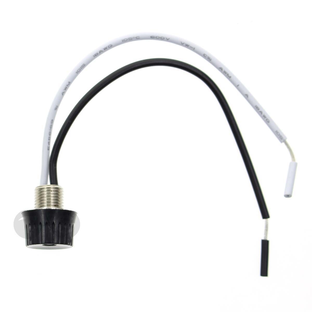 5PCS Black Rotary Stye On/Off Canopy Switches, 3/1 amps at 125/250,4" Wire