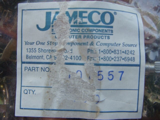 ONE Lot 5 Rotary Switches 3-Position, 4-Pole -- JAMECO #101557 -- New & Unused