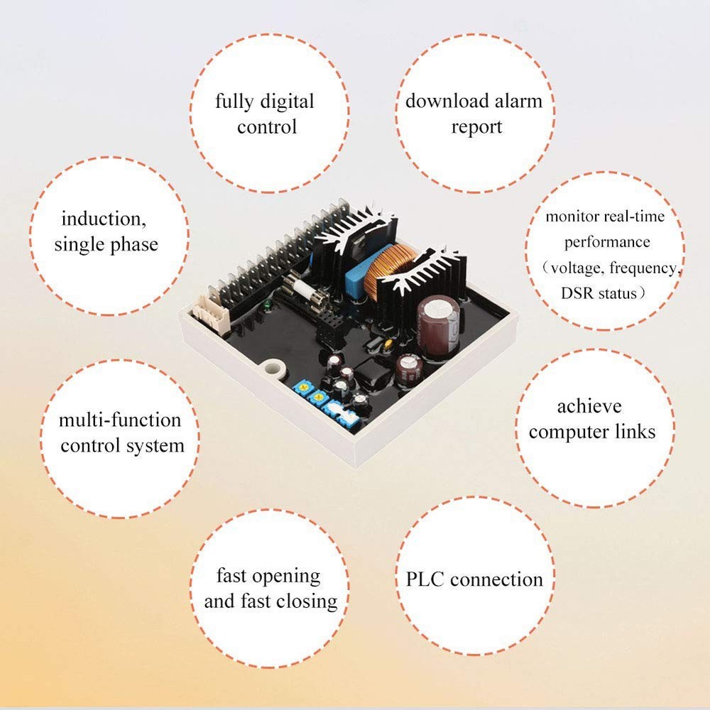 Compact Automatic Voltage Regulator for Meccalte Generator A6762 Model