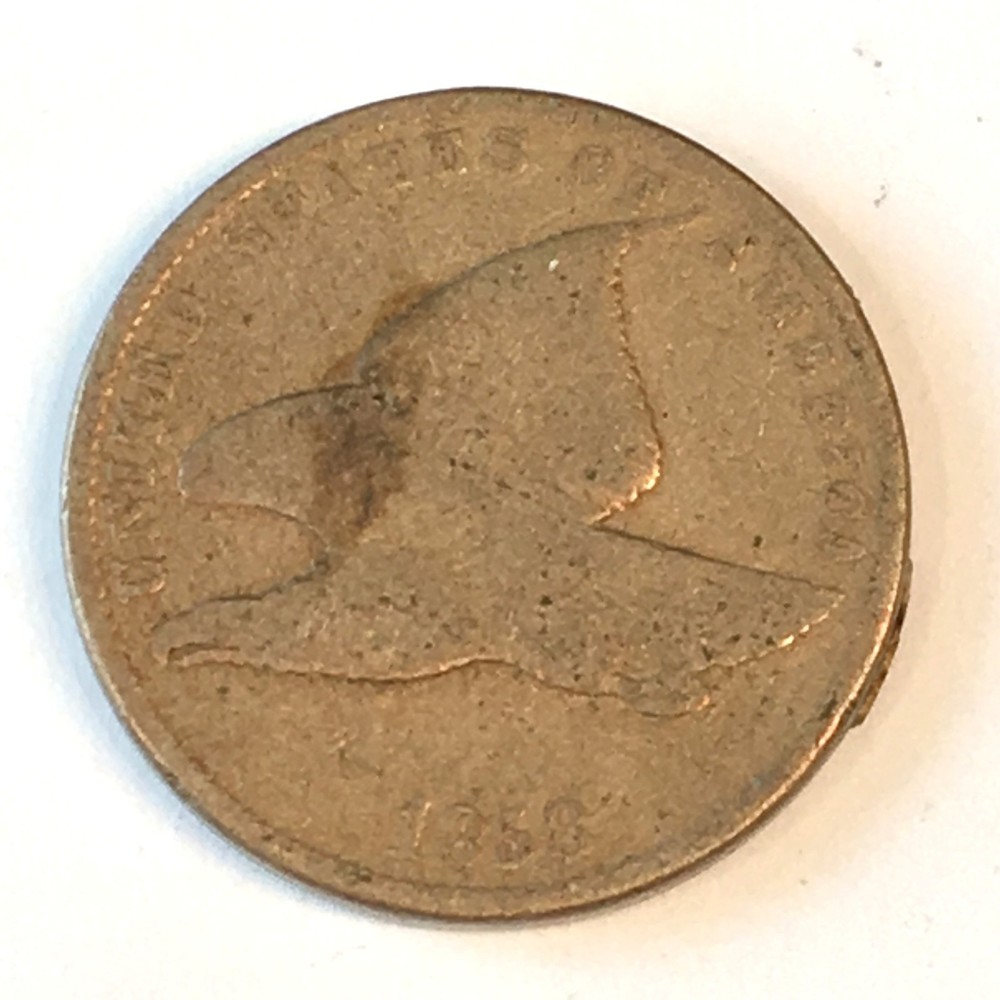 1858 Small Letters Flying Eagle Cent - High Quality Scans #C547