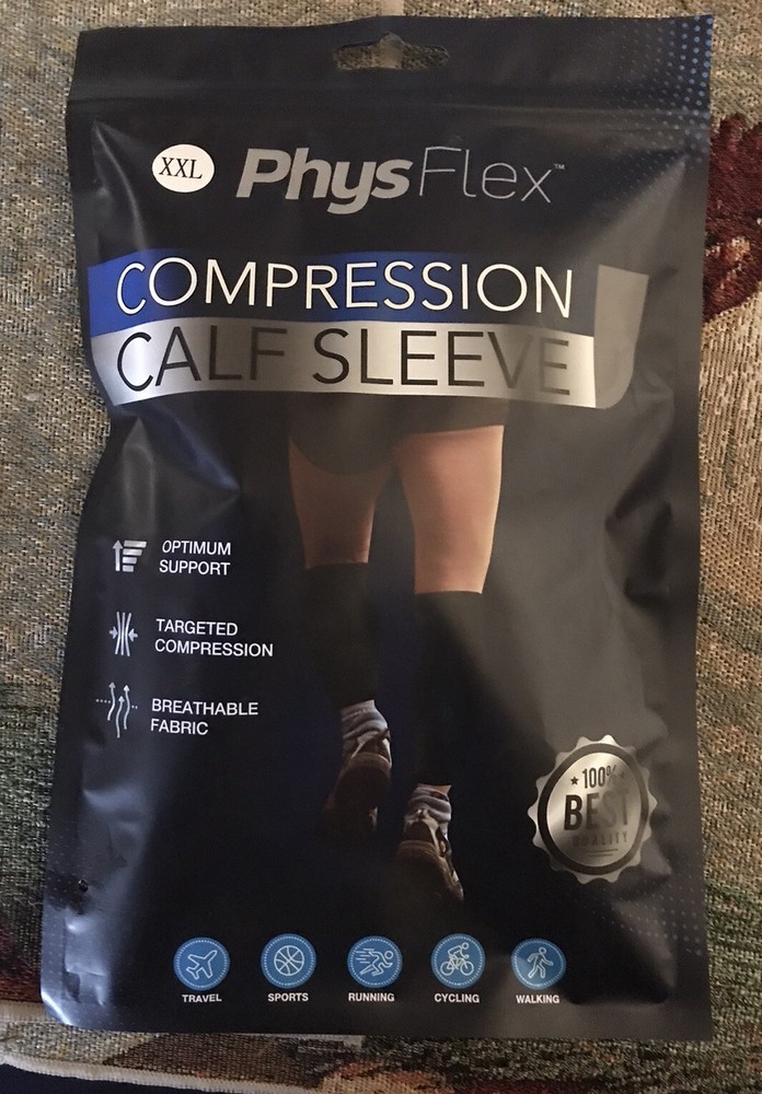Phys Flex Compression Calf Sleeve New open bag