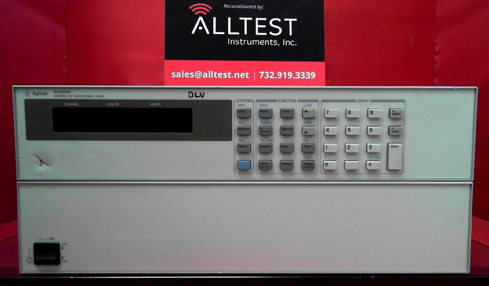 Agilent/Keysight N3300A DC Electronic Load Mainframe 1800W