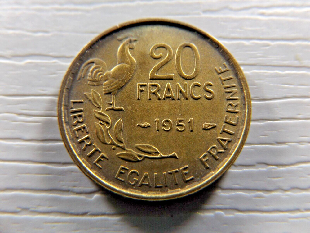 FRANCE 1951 20 Francs