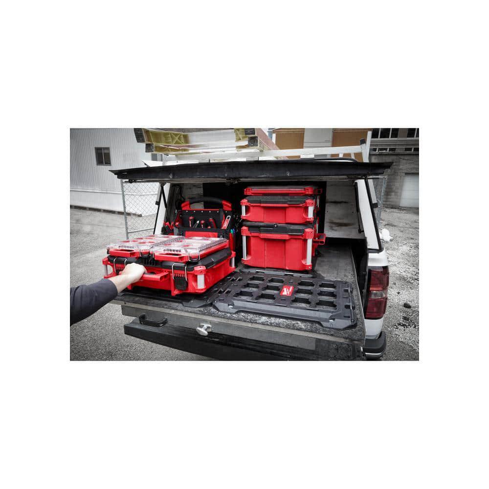 Durable Milwaukee PACKOUT Wall and Floor Mounting Plate Storage System