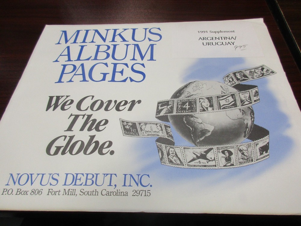 "MINKUS" 1991  SUPPLEMENT ARGENTINA/URUGUAY     W/FREE SHIPPING!!!