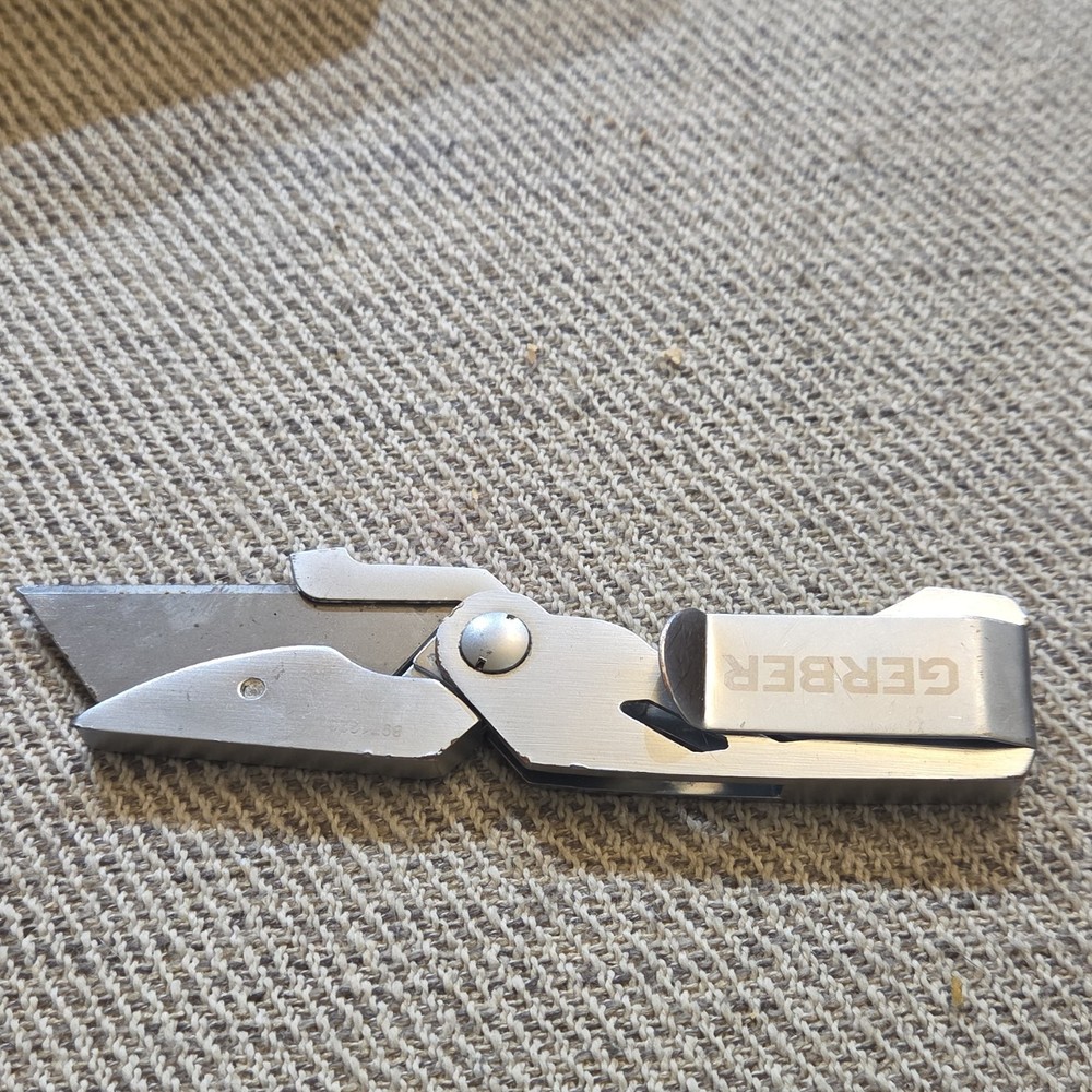 Gerber EAB Lite Folding Box Cutter Utility Knife Silver