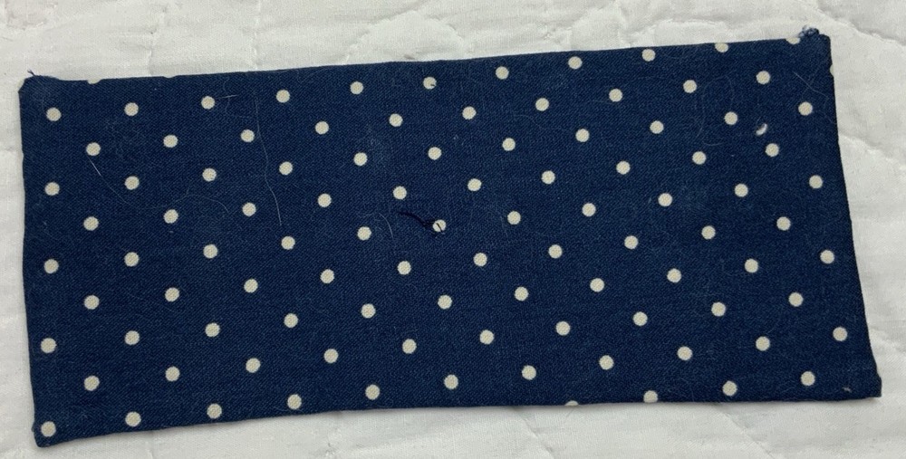 Antique Patchwork Quilt Table Topper, Mini, Rectangle, Four Patch, Early Calicos