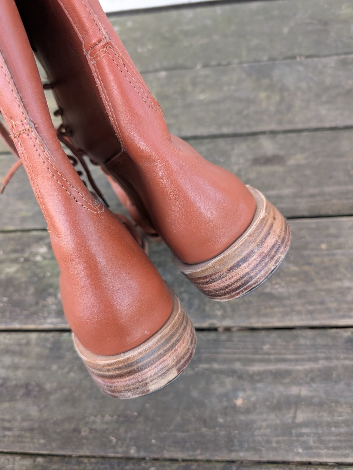 WHAT PRICE GLORY REPRO BRITISH US OFFICERS FIELD PATTERN RIDING BOOTS SIZE 11