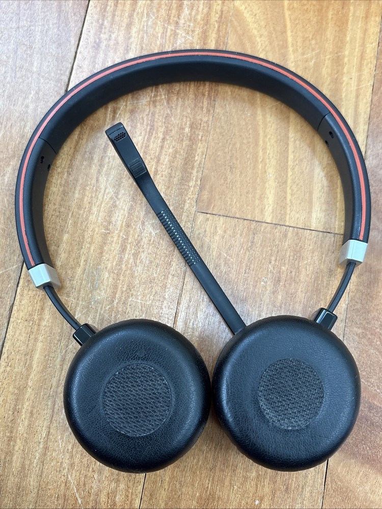 Jabra Evolve 65 MS Stereo Wireless Bluetooth Headset No Dongle WORKING!