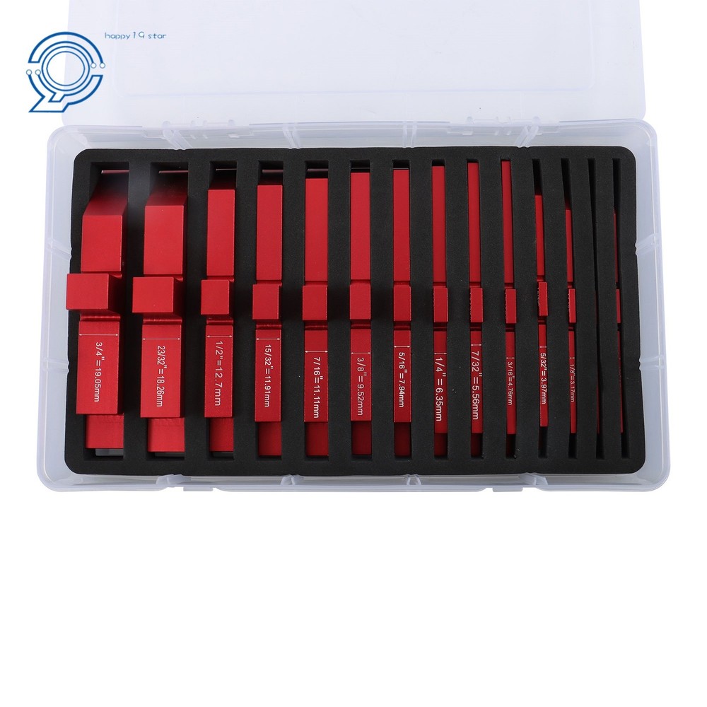 Router Table Setup Bars 14 Pcs Precision Aluminum Setup Blocks Height Gauge