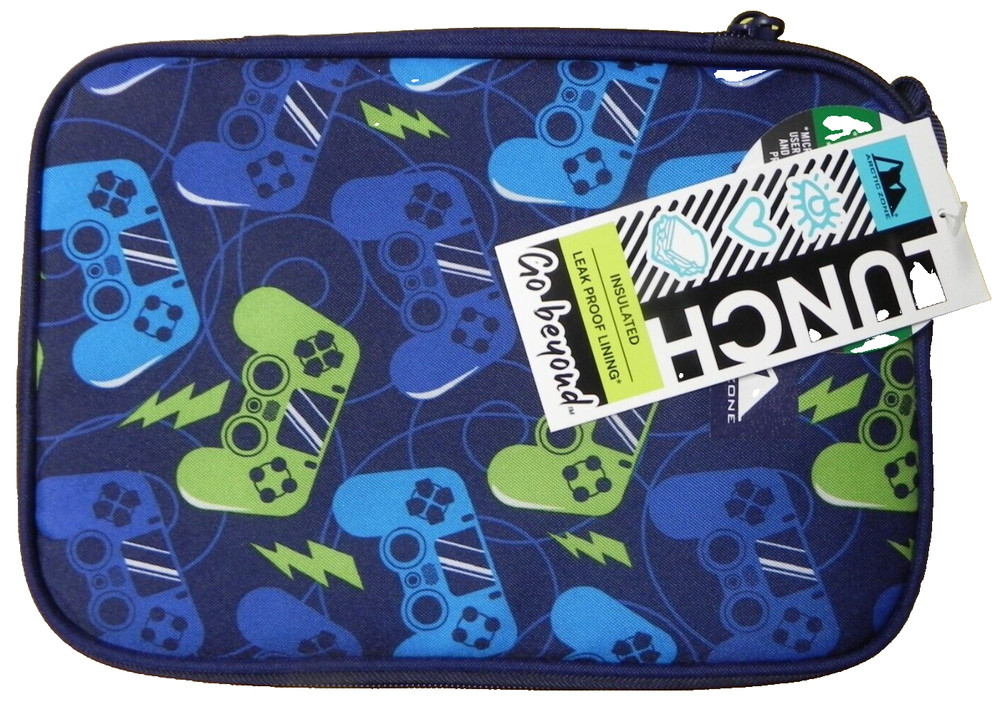 NWT Insulated Leak Proof Arctic Zone Lunch Box Video Game Controller Pattern