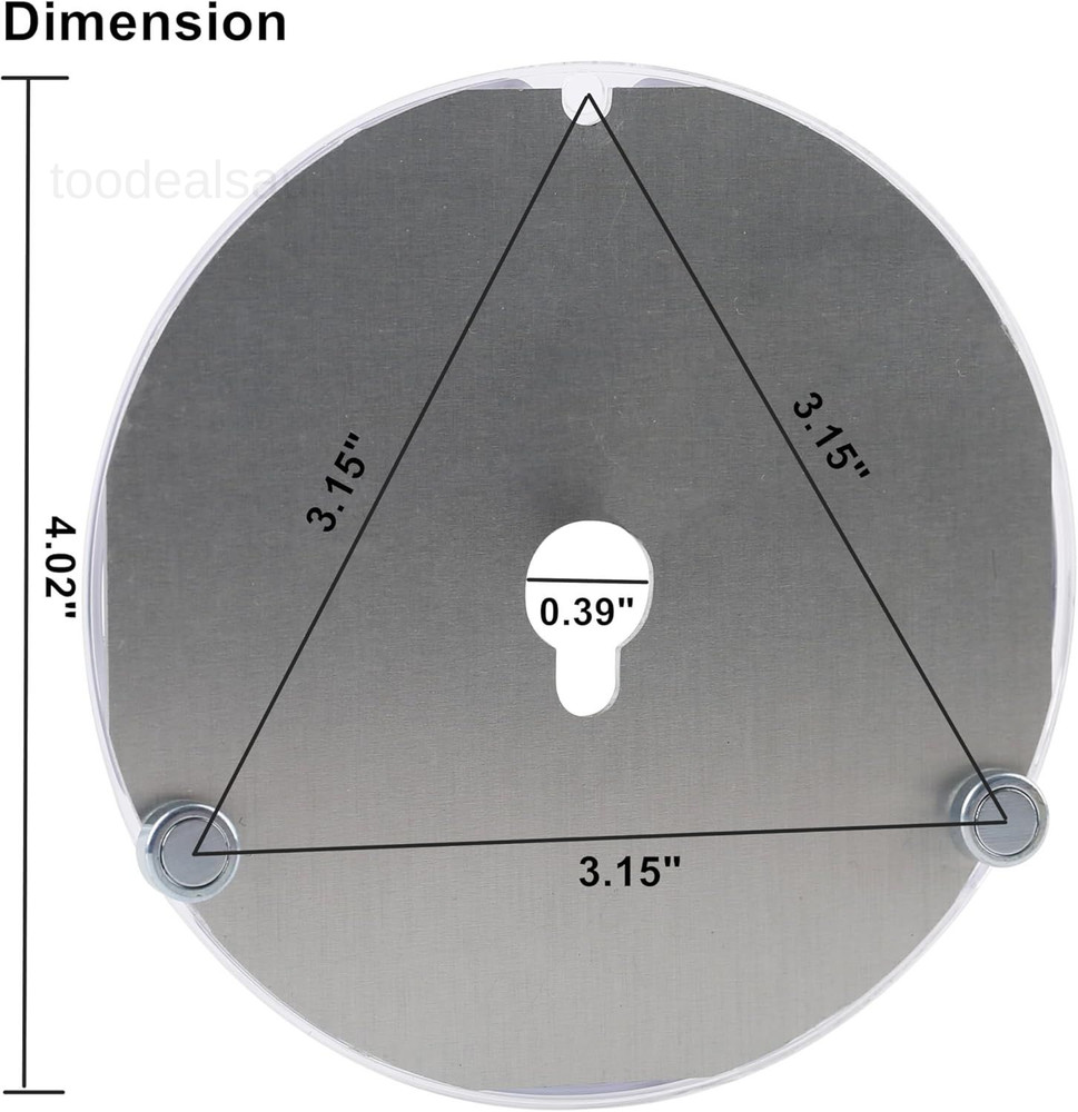 4“ 18W Color Changeable Ceiling Fan LED Light Replacement, White
