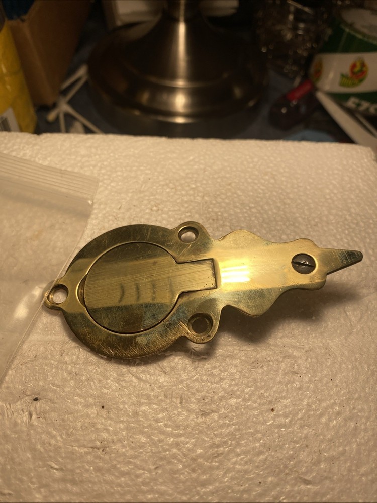 CVA Brass Patch Box W Screws Mountain Rifle Percussion Flintlock Muzzleloader