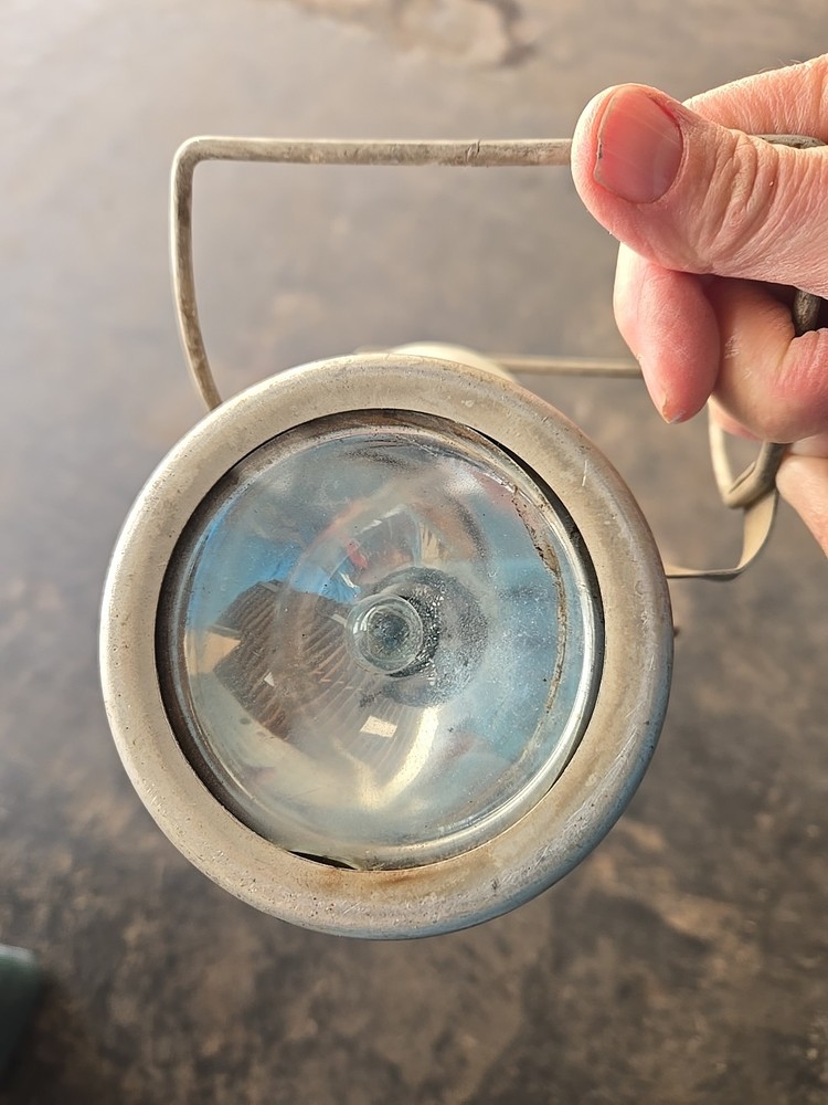 Vintage Battery Powered Camping, Floodlight Lantern Unbranded